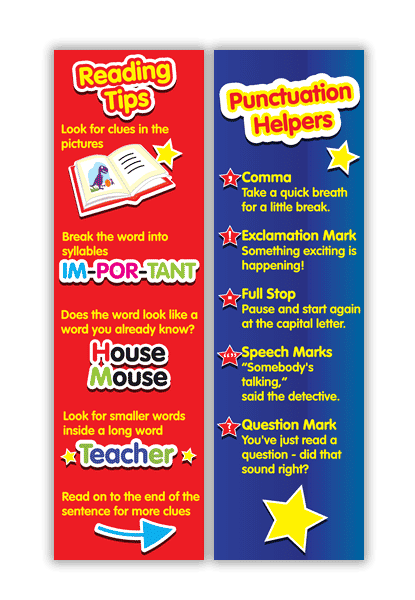 Bookmark: Reading Tips &amp; Punctuation