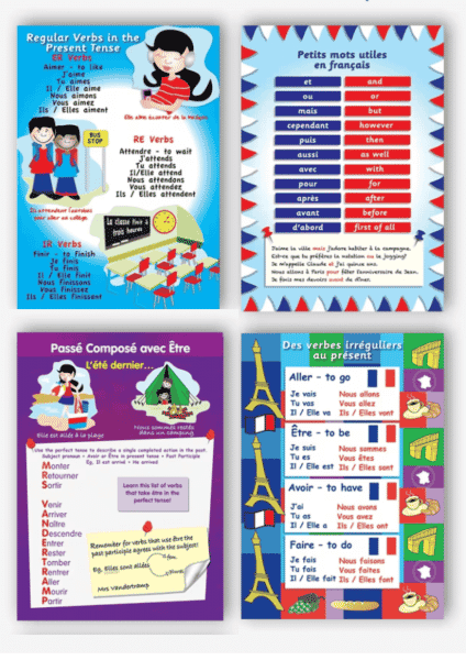 Poster: Vocab and Verbs Set