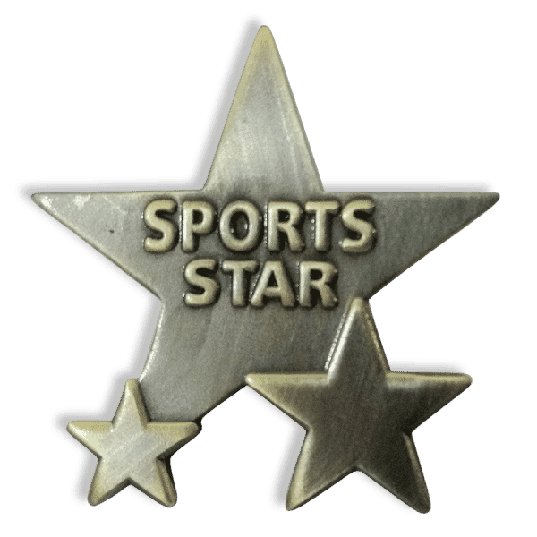 Badge: Sports Star - Metal