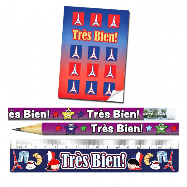 Stationery Set: Très Bien! With Notepad