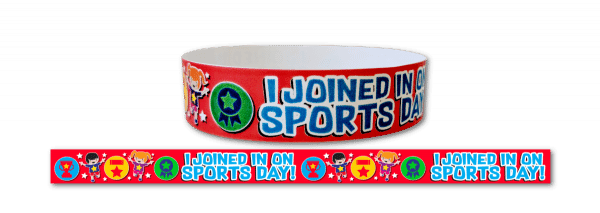 Wristband: I Joined In On Sports Day