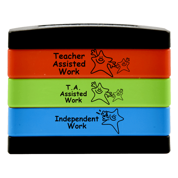 Stamp Stack: 3 High - Teacher Assisted / TA Assisted / Independent Work