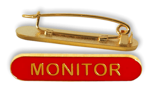 Badge: Monitor Bar Red - Enamel