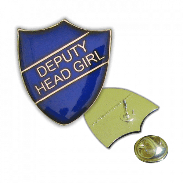 Badge: Deputy Head Girl Blue - Enamel