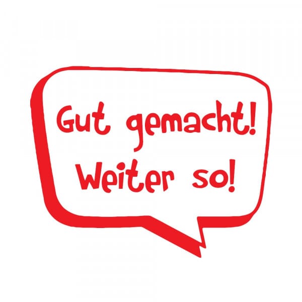 Stamper: Gut gemacht!