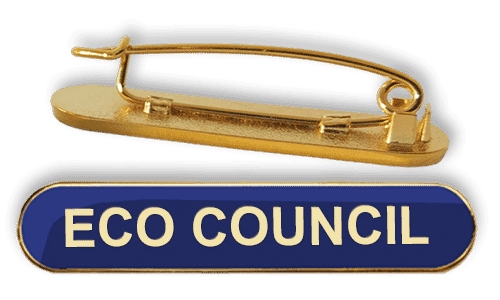 Badge: Eco Council Bar Blue - Enamel