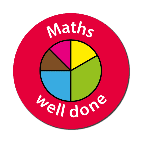 Maths - Well Done Curriculum Stickers
