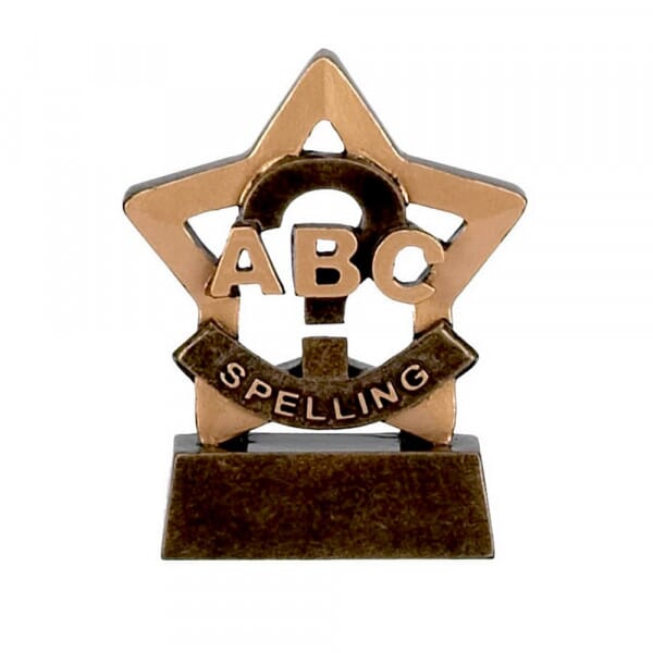 Trophy: Spelling Mini Star Trophy