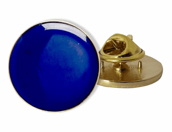 Badge: Plain Circle Blue - Enamel